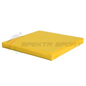 Купить Мат гимнастический 1х1х0,05 материал искожа, плотность 18 кг/м3 в Павловске 